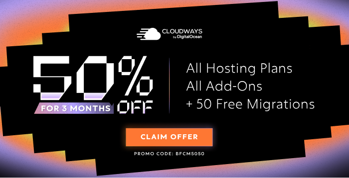 Cloudways黑色星期五